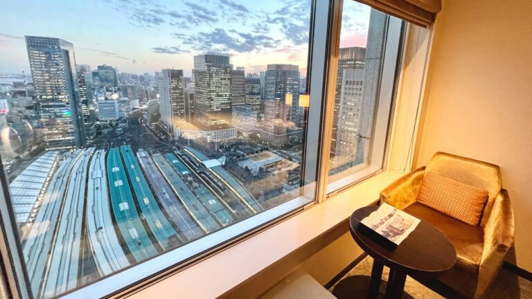 Staying at a Hotel with a Spectacular View of Tokyo Station