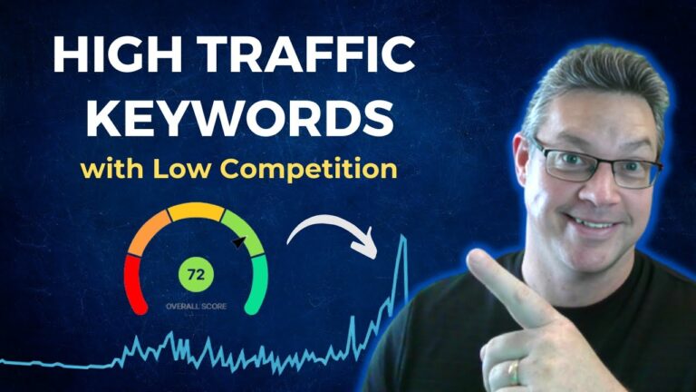 How to Find Low Competition Keywords with High Traffic | Keyword Research for Low Competition