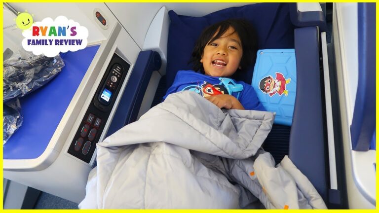 Ryan’s first Business Class Airplane Ride  To Japan + Japan Hotel Tour!!!