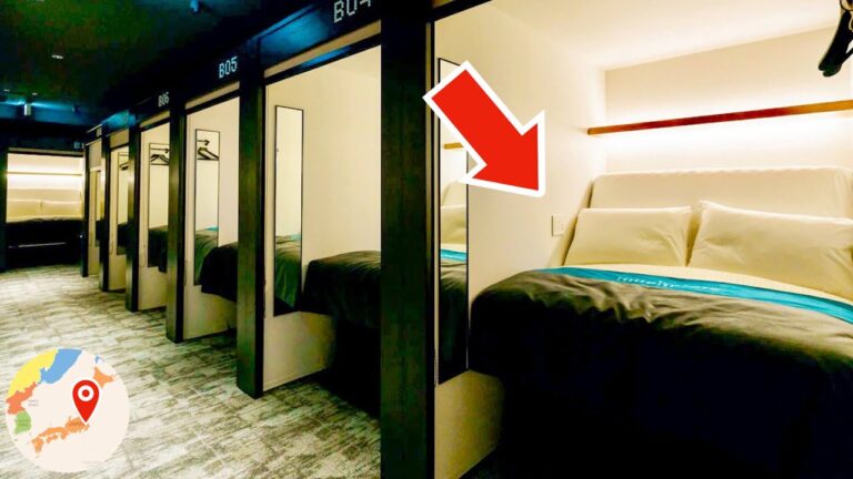 Auto-Reclining Bed Capsule Hotel in Japan 😪🛌 The Millennials Shibuya Tokyo カプセルホテル ザ・ミレニアルズ渋谷 東京