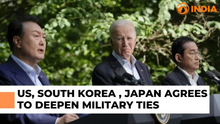 US, South Korea , Japan agrees to deepen military ties & more updates | DD India live