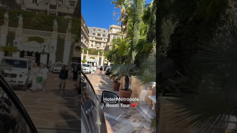 Hotel Métropole in Monte Carlo 😍 Room Tour !! #france #hotel #travel #traveling #monaco