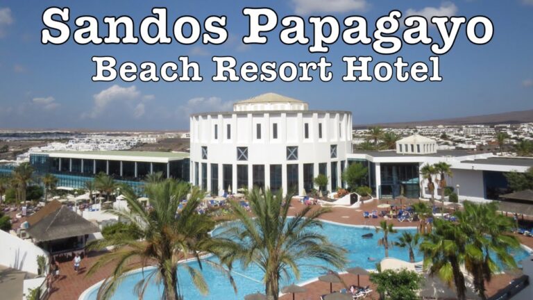 Sandos Papagayo Beach Hotel Playa Blanca Lanzarote Hotel Tour Travel Video