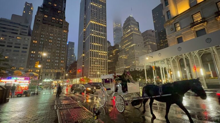 New York City LIVE Rainy Manhattan on Halloween Weekend 2023 (October 29, 2023)