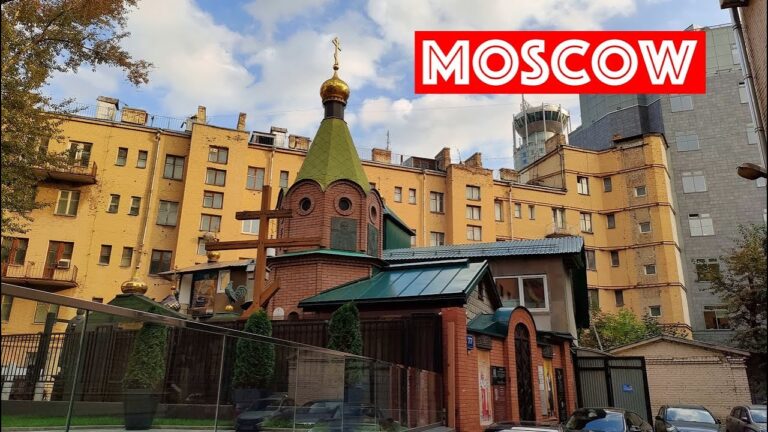 Moscow walks. From the residential complex “Metropolia to the city center.