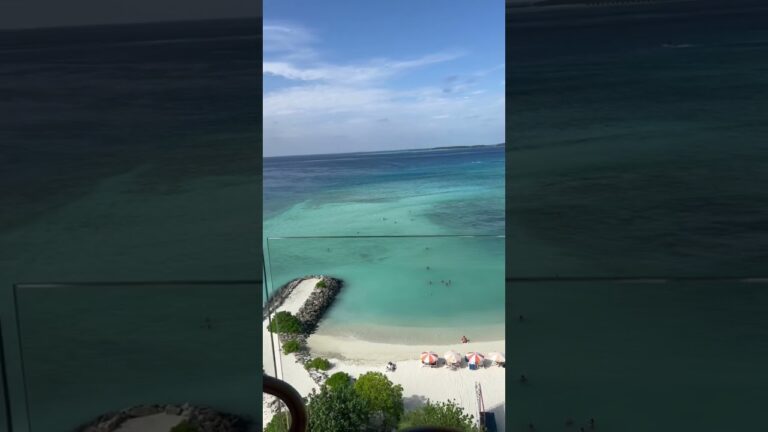 Beautiful view from Arena Hotel Maldives 🇲🇻 #travel #ytshorts #sea#beauty#maldives#haul#beauty#luv