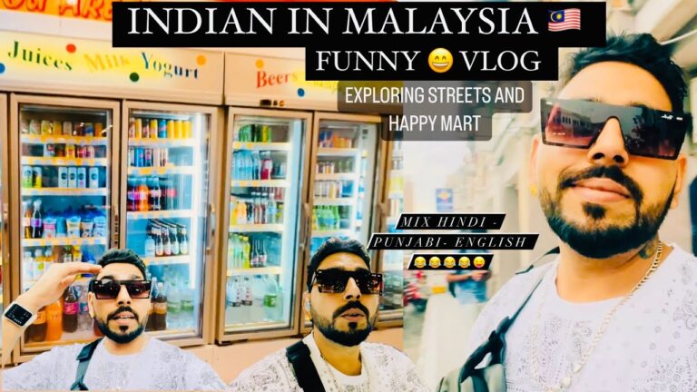 Malaysia 🇲🇾 Happy Mart Exploring Streets restaurants Indian In Malaysia Tour Guide