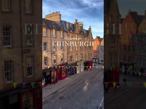 Beautiful autumn days in Edinburgh, Scotland 🕯 – Travel Vlog 💗💕