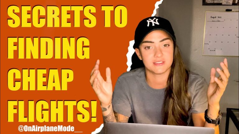 SECRETS TO FINDING CHEAP FLIGHTS | ON AIRPLANE MODE