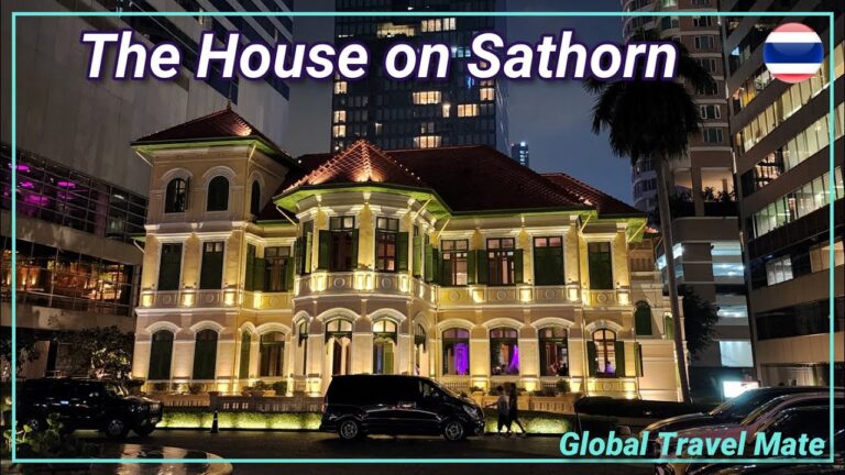 The House on Sathorn W-Hotel Luxury Cocktails Bangkok 🇹🇭 Thailand