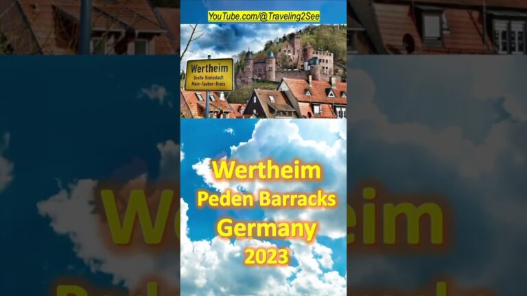 #shorts  Wertheim & Peden Barracks Germany 2023 #travel #explore #germany #europe #adventure