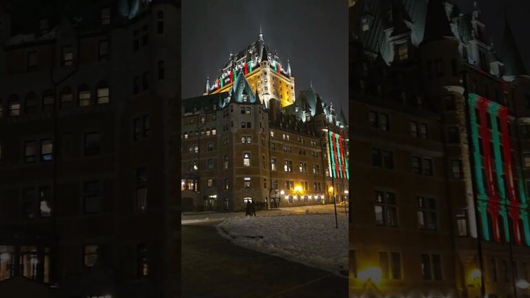 Best Hotel Fairmont Le Château Frontenac in Quebec City #canada #hotel #travel #winter