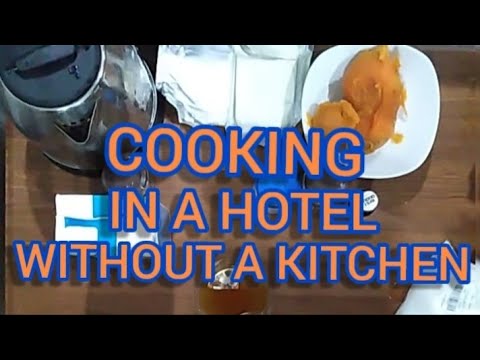 Travel cooking | Cooking in a hotel without a kitchen | Cooking Thanksgiving dinner in a hotel