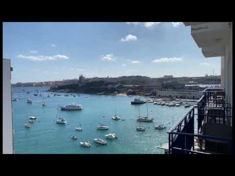 Malta – View from Waterfront Hotel, Sliema #malta #sliema #maltese #travel