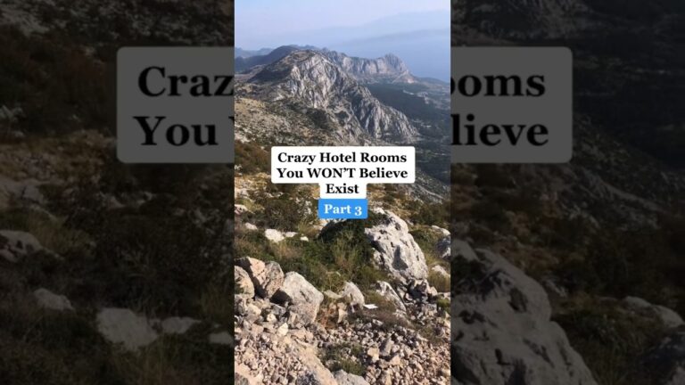 Crazy Hotel Rooms You Won’t Believe Exist Part 3 #travelbucketlist #travel #uniquehotels