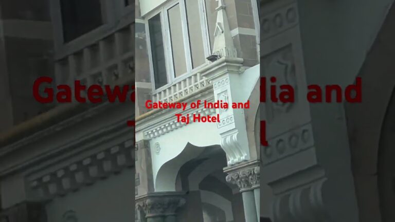 Gateway of India, Taj Hotel #travel #viralvideo #youtubeshorts #unstoppable #mumbai #tajhotelmumbai