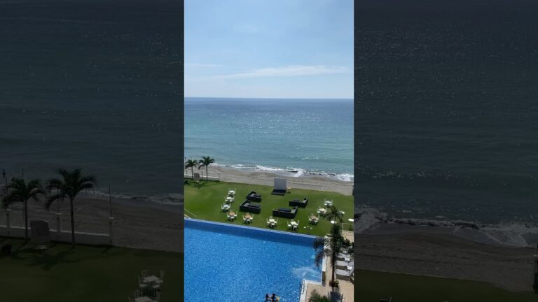 Relaxing beach sounds from Awesome Hotel, La Union🏝️ #launion #beach #travel #philippines #relaxing