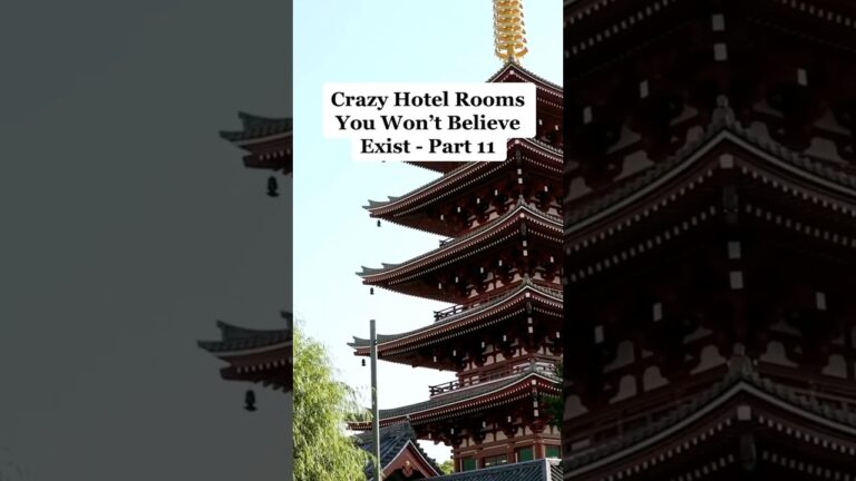 Crazy Hotel Rooms You Won’t Believe Exist – Part 11 #travelbucketlist #travel #uniquehotels