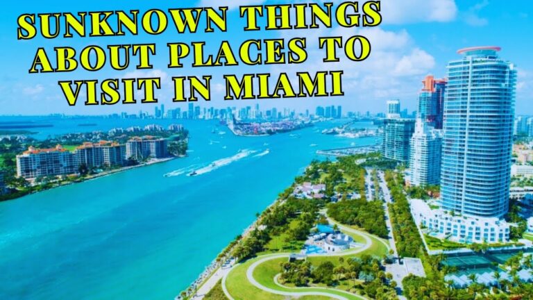 Unknown things about places to visit in Miami-One Day in Miami | the tour guide.