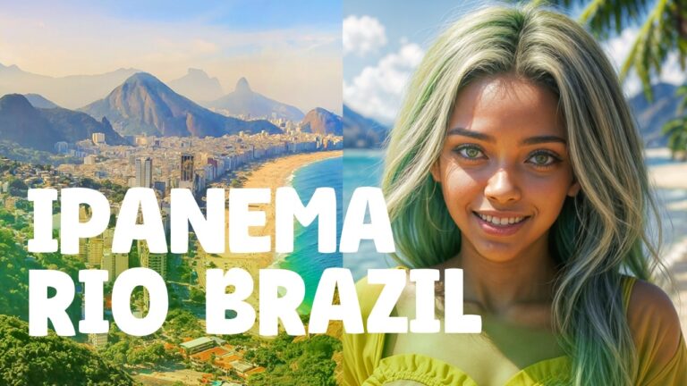 Rio De Janeiro, BRAZIL — Walking Tour IPANEMA (Narrated)【4K】🇧🇷