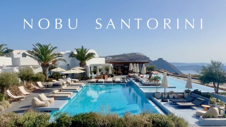 NOBU HOTEL SANTORINI | Full tour in 4K (jaw-dropping views!)