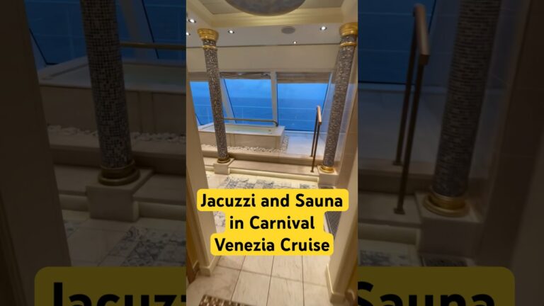 Jacuzzi and Sauna in Carnival Venezia Cruise #cruising #cruise #travel