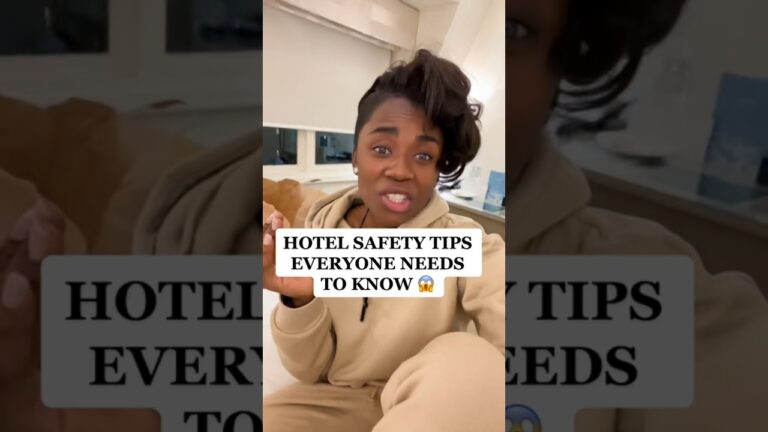 Hotel Safety Tips that could SAVE YOUR LIFE 😱 #lifehacks #safetyfirst #travel #hotel #shorts #viral