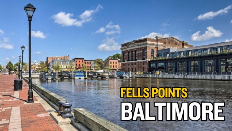 Fells Point and Butchers Hill – [4K] Baltimore City walking tour