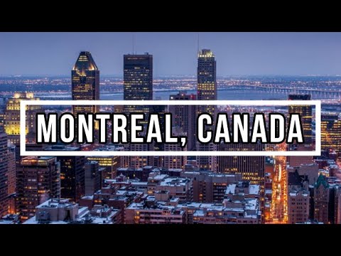 Montreal, Canada | Stealth Night Drone 4K (Golden Hour Awesomeness )