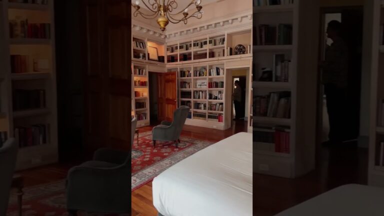 the most amazing hotel room for book lovers #hotel #travel #books