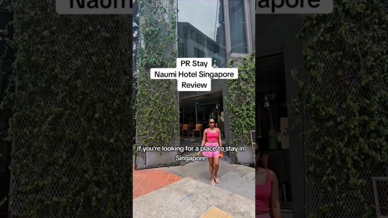 Luxe Hotel in Singapore – Naumi Hotel! 💖🇸🇬 #travel