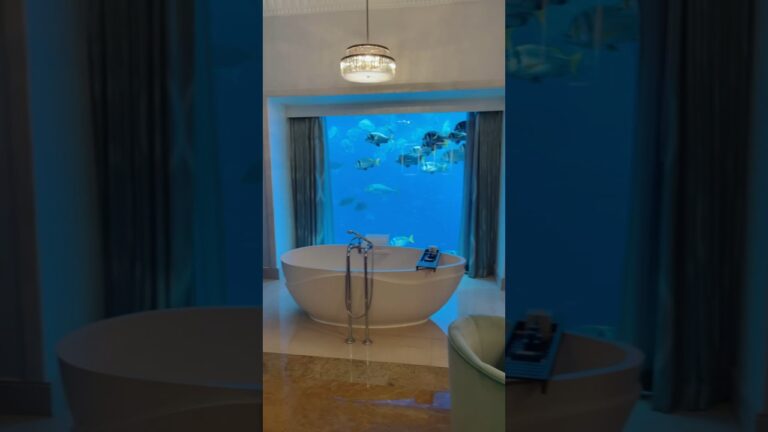 Dubai underwater Suite tour in Atlantis the Palm #atlantisdubai #hotel #dubai #travel #roomtour