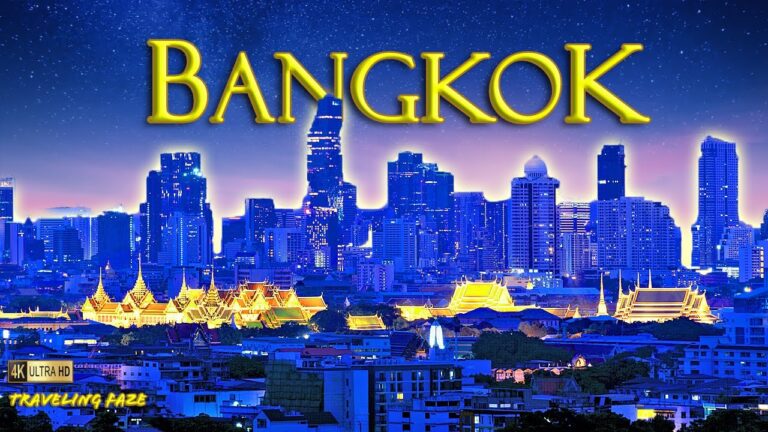 Bangkok, Thailand 4K ~ Travel Guide (Relaxing Music)
