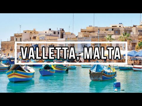 Valletta, Malta | Aerial Drone Tour 4K ( Stunning Mediterranean Island Nation)