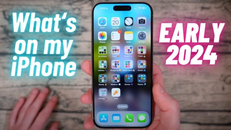 What’s on my iPhone [2024] // Organized Folders for Apps // Caseless iPhone 15 Pro
