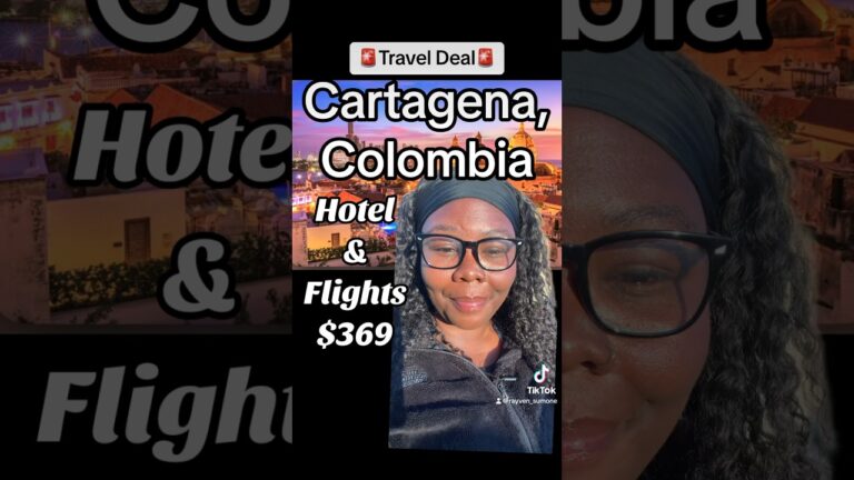 $369 Cartagena, Colombia flights and hotel travel deal🇨🇴 #travel #vacation