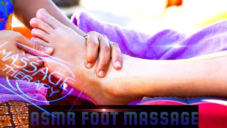 Relaxing Foot Massage ASMR:Unwind and De stress – massage therapy