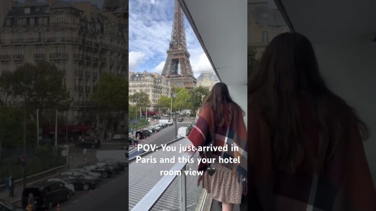 Best view ever, you agree? 🖤 #paris #france #🇫🇷 #hotel #travel #toureiffel #eiffeltower