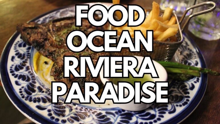 Food at Ocean Riviera Paradise Playa del Carmen Mexico
