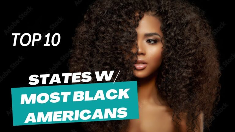 TOP 10 blackest states in the US