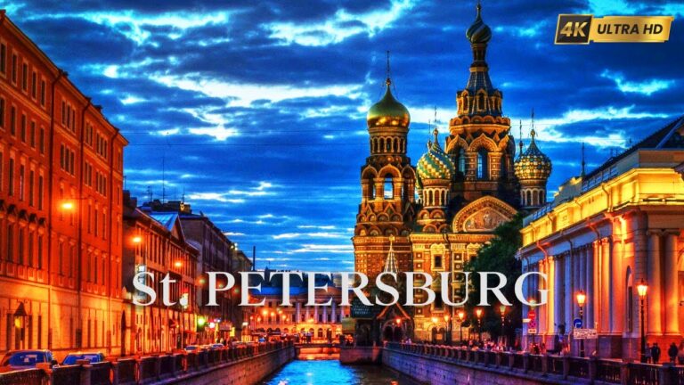 Saint Petersburg, Russia in 4K Ultra HD Drone Video (60FPS)