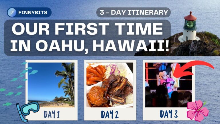 OAHU, HAWAII 3 DAY ITINERARY | MUST see, eat, and do in 2024 | Part 1 | FinnyBits
