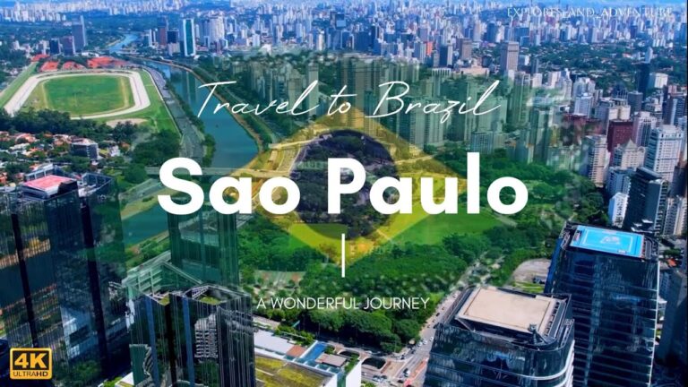 Sao Paulo Brazil 🇧🇷 in 4K Aerial Drone Footage
