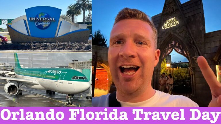 Orlando Florida TRAVEL DAY ✈️ | Islands of Adventure ⭐️ | Cheapest Hotel on Int Drive💰Budget Trip