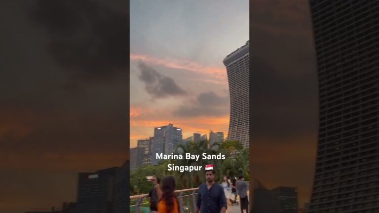 Marina Bay Sands, Singapur 🇸🇬 #shorts #travel #turismo #singapur #vlog #asia #hotel