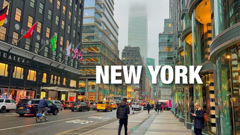 New York City LIVE Rainy Midtown Manhattan, Park Avenue, Times Square, 6th Avenue (April 11, 2024)