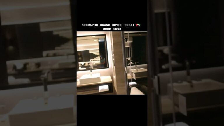 SHERATON GRAND HOTEL DUBAI ROOM TOUR 🇦🇪 #hotel #travel #staycation #roomtour #hoteltour #sheraton